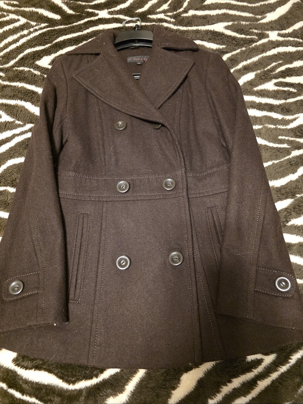 Women’s Wool Peacoat - Brown